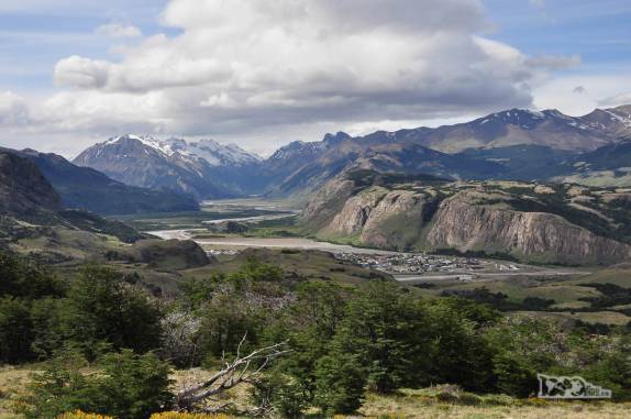A linda paisagem ao redor de El Chaltén, ao lado do Parque Nacional Los Glaciares, na Argentina